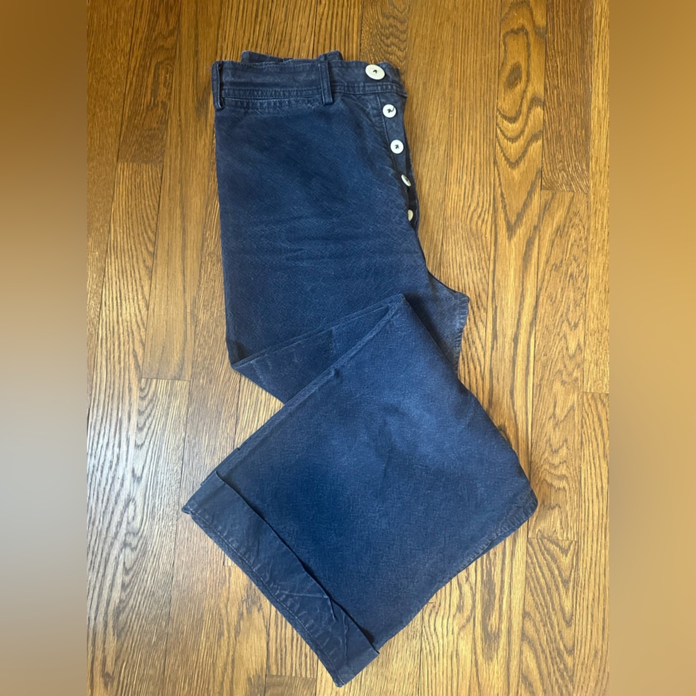 Jesse Kamm Navy Blue Sailor Pants